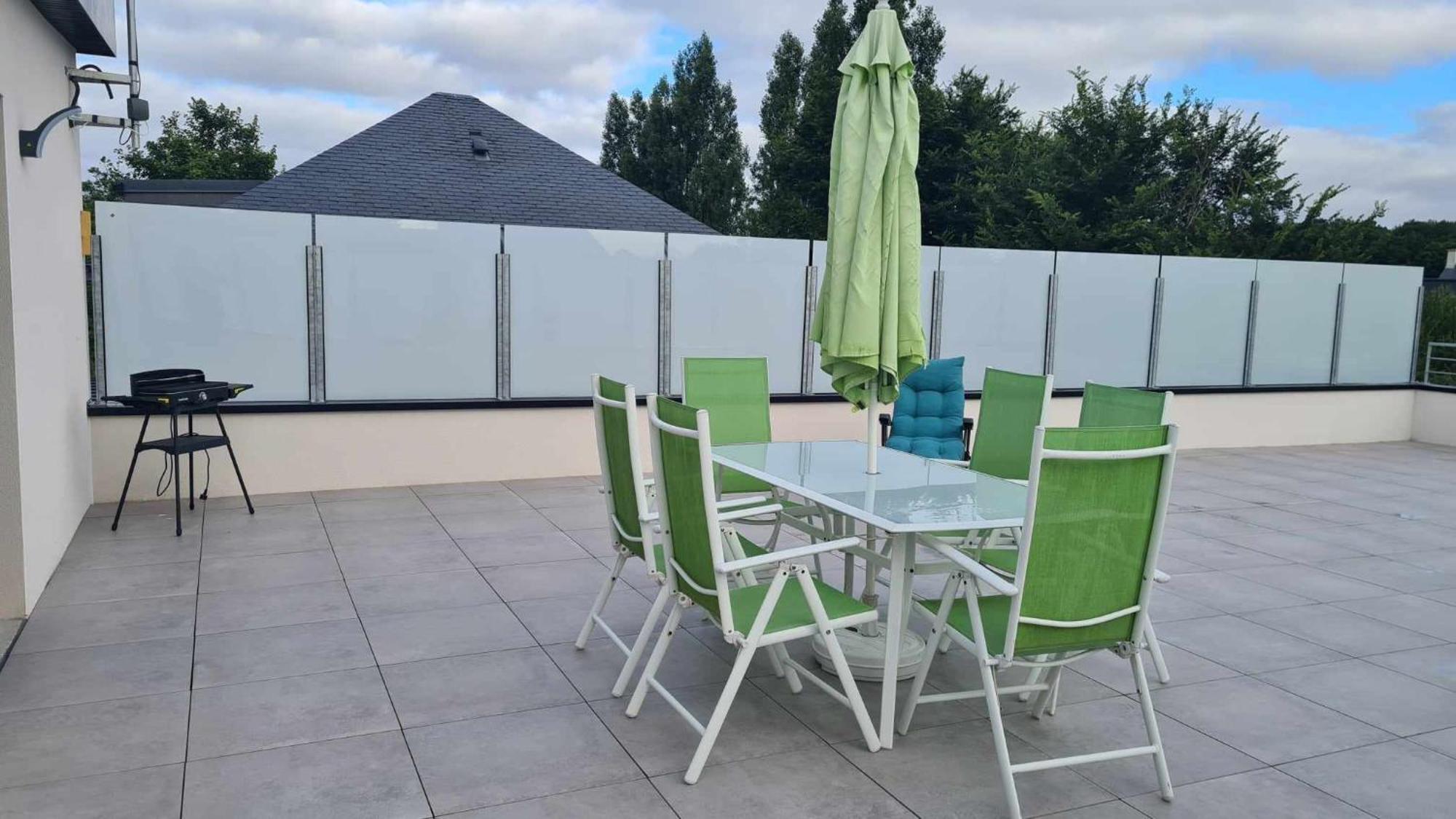 Location Saisonniere Pres De La Mer Avec Rooftop Riantec Zewnętrze zdjęcie